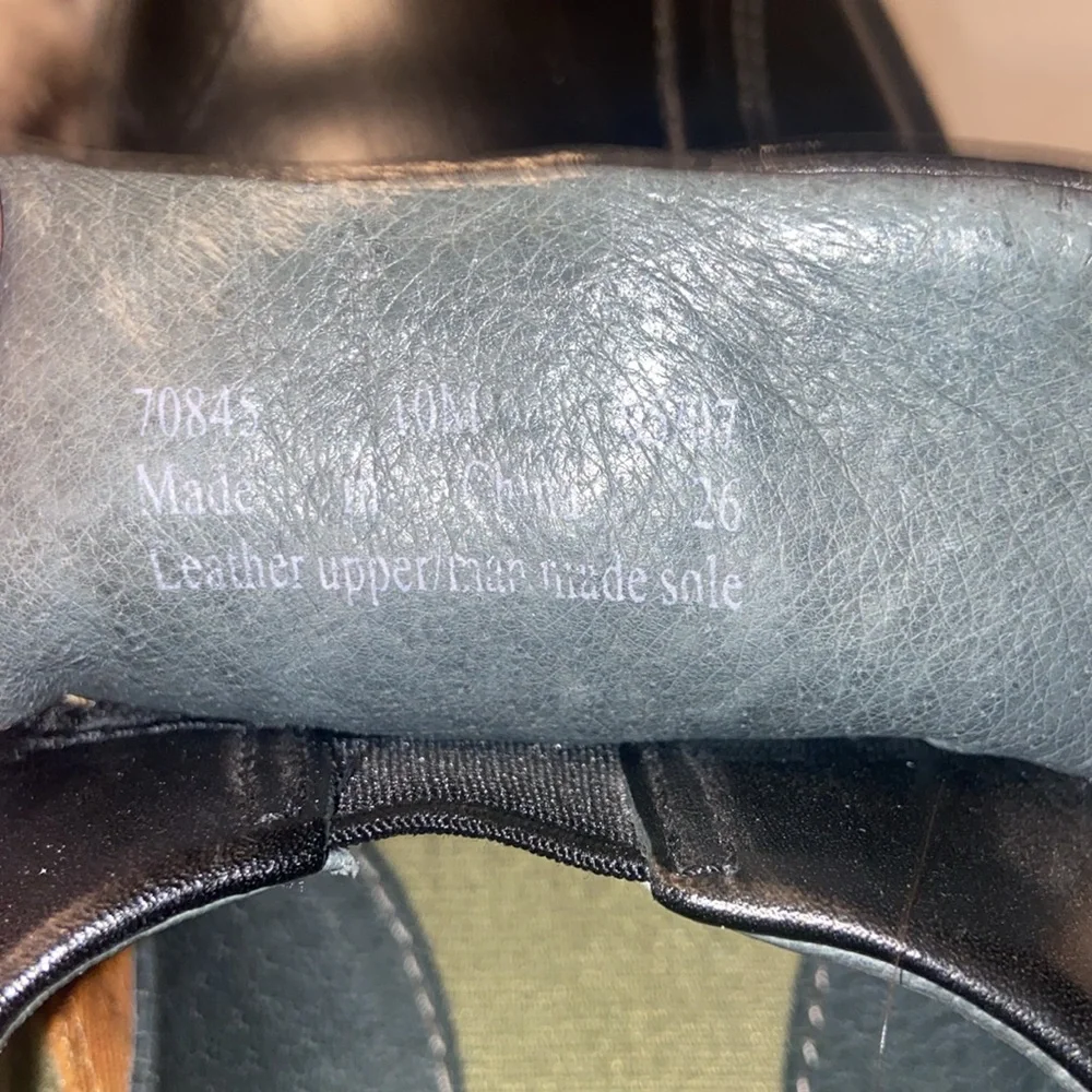 Clarks Escalate black slip on loafers size 10M with original box.